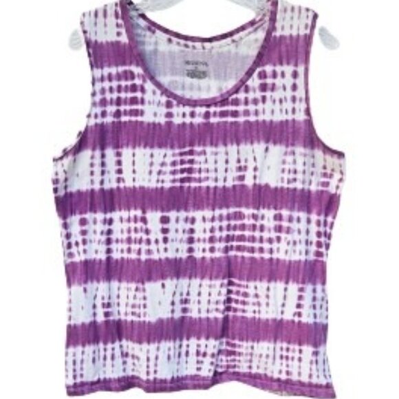 Merona Purple Tie Dye Tank - Picture 1 of 4